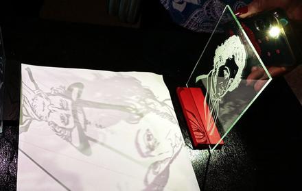  Exposição | Italiani Famosi - Incisioni Laser su Vetro