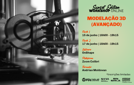 Workshop Modelação 3D Avançado | Online