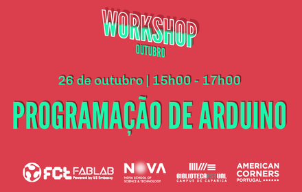 Workshop Presencial | Programação de Arduino