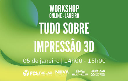 Workshop online "Tudo sobre Impressão 3D"