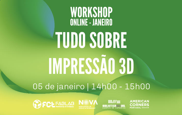 Workshop online "Tudo sobre Impressão 3D"